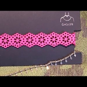 INC Pink and Gold 💕Metallic choker